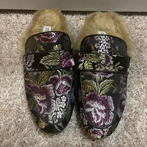 Steve Madden Faux Fur Mules